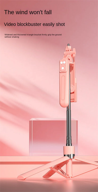 MEUYAG 170cm 360 ° rotation Selfie Stick with Wireless Bluetooth Extended Tripod with Remote Shutter for smartphone Android ios