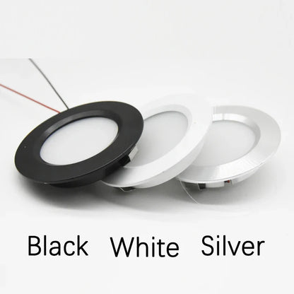 RV Interior Camper Reading Roof Lights 12V Recessed LED Ceiling Lights Panel Motorhome RV Ceiling Lamps Caravan Boat Downlights