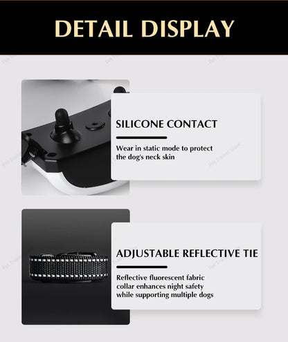 2 In 1 Electric Pet Wireless Fence Dog Training Collar Anti Runaway Up to 3 Dogs Outdoor Pet Containment Rechargeable System