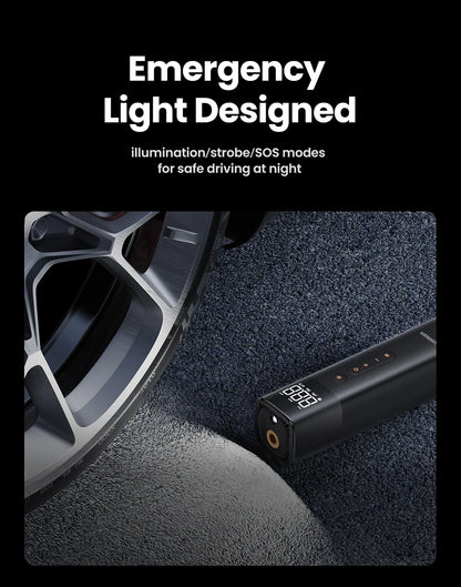 UGREEN Car Air Pump Portable Air Compressor for Car Motorcycles Bicycle Electric Tire Inflator with LCD Digital Display