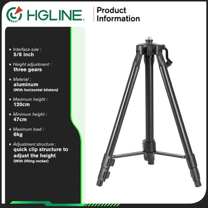 HGLINE Professional 16 Lines Laser Level With APP Remote Control Selfleveling 360° Horizontal And Vertical Laser Level